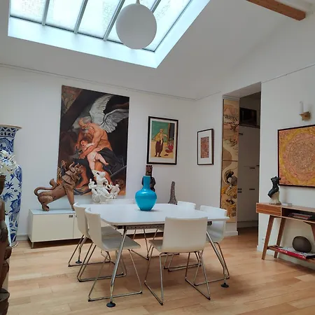 Apartament Loft, Atelier Artiste Montmartre Paryż